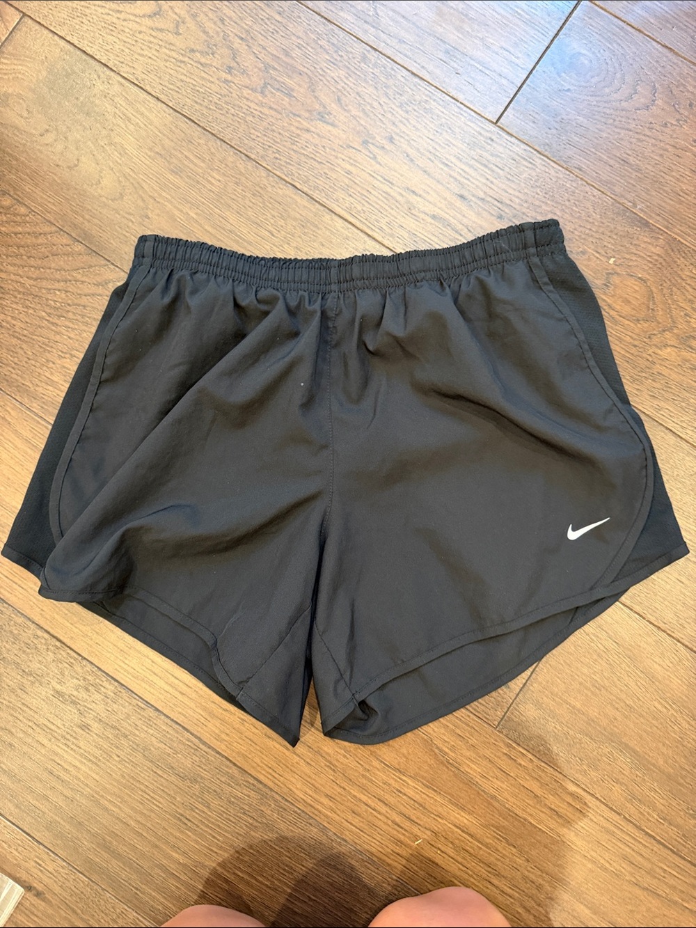 Nike Girls Black Print Dri-FIT Shorts Size XL Youth - C72-062